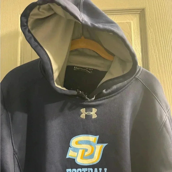 Under Armour loose Coldgear Southern University pullover hooded jacket size Med - Picture 3 of 11